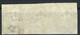 GB 1841 SG N. 14 - PENNY BLUE Rara Striscia Di 3,  Lettere JF, JG, GH, Grandi Margini, Usata Firma E. Diena - Used Stamps