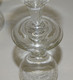 Delcampe - 11 ANCIENS PETITS VERRES A PIED VERRE Soufflé Et Gravés  CAVE A LIQUEUR COLLECTION VITRINE  Déco Table - Verre & Cristal