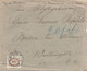 ÖSTERREICH NACHPORTO 1900 - 10 Kreuzer Nachporto (Ank4) Auf Brief Mit Inhalt Gelaufen V.JASENOVAC > BADEN Bei Wien ... - Variétés & Curiosités