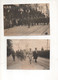 WW1 PHOTOS A NOS VALEUREUX ZOUAVES DEFILE Paul Deschanel ? CHAR RENAULT T17 HENRI BESSON ALGER - War, Military