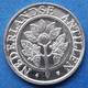 NETHERLANDS ANTILLES - 25 Cents 1991 KM# 35 Beatrix (1980) - Edelweiss Coins - Niederländische Antillen