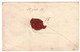 1856, Umschlag Ab LEIPZIG An Den Postsekretär In Reichenbahc I. V. - Saxe