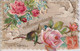 Anniversaire Roses Pigeons Carte Mobile Et Animé R. Française  PORCELAINE PORSELEIN PORCELAIN POSTCARD FANTAISIE FANTASY - Cartes Porcelaine