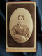 Photo CDV Silli à Nice Et Vichy - Homme Portrait Embossé émaillé, Mr Manuel Dos Santos, Vichy En 1876 L551A - Anciennes (Av. 1900)