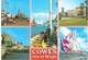 SCENES FROM COWES, ISLE OF WIGHT, ENGLAND. USED POSTCARD Jo9 - Cowes