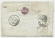 SARDINIA SARDE CACHET LOCANA 21 MAG 1871 LETTERA COVER TO SALLANCHES HAUTE SAVOIE SARDE + TAXE 6 - Sardinia