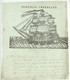 Marine CALAIS 1805 Superbe Vignette Lettre De Vivandiere Premier Empire - Legerstempels (voor 1900)