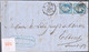 Lettre Bureau De Quartier De Paris Du 13/01/1863, N° D,  Rue Sainte Cécile - 1849-1876: Klassik