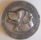 Médaille En Aluminium Friedrich Berger Gedächtnisschau 1981 . Hauptzuchtwart - ADRK . Chien - Professionnels/De Société