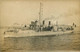 CARTE PHOTO - BATEAU - MILITARIA  Marine Guerre Torpilleur ? Cuirasser ? Croiseur ? à Identifier - Warships