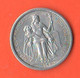 Nuova Caledonia 1 Franco 1949 Francs New Caledonia Nouvelle Caledonia France Territory Aluminum Coin - Nieuw-Caledonië