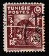 TUNISIE - VARIETE - N°259 Obl (1944) PLI  ACCORDEON - - Altri & Non Classificati