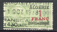 ALGERIE TIMBRE FISCAL OBLITERE  " ALGERIE  1 FRANC IMPOT DU TIMBRE " - Used Stamps