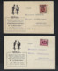 5 Postkaarten Met Reclame Van LA DERNIERE HEURE Met HERALDIEKE LEEUW Nrs. 316 En 334 ; Staat Zie 4 Scans. LOT 315 - Typos 1929-37 (Lion Héraldique)