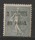 LEVANT - N°39 * (1923) 3pi.30pa Sur 15c Vert Olive - Ungebraucht