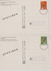 3 Carte  Coupe Du Monde Football Stade SPECIMEN - Enveloppes Types Et TSC (avant 1995)