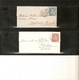 SUISSE. 2 Lettres De LAUSANNE . Une De 1862 Pour VERNEX Timbre 36 . Autre De 1872 Pour MONTREUX Timbre 43 - Storia Postale