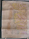 1876 Carte Toilée Montreuil Sur Mer Le Touquet Berck Merlimont Cucq Groffliers Favières Fort Mahon Verton Quend Rue - Topographical Maps