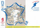 1991 - Parcours De La Flamma Olympique - XVIeme Jeux Olympiques D'Hiver à Albertville - Oblitération CAEN - Temporary Postmarks