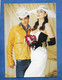 CPM Publicitaire Mode Homme Femme Diesel Jeans And Workwear  Couple Chapeau - Mode