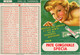 1 Carte Pliante  1 CP  Gibb"s Elphant Jacques Nam 1 Poster Stamp Givasan Zahnpasta   Pate Gingivale Calendrier 1951 - Zonder Classificatie