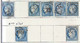 Delcampe - 25 C Ceres N° 60 , 43 TIMBRES DE LA GRANDE CASSURE Planche A2 .. ( 9 Scans ) - 1871-1875 Ceres