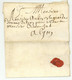 Lettre Taxee 5 Sols Paris 1695 Pour Lyon - ....-1700: Voorlopers