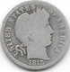 One Dime Argent 1915 - 1892-1916: Barber