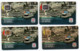 MONACO PALAIS DES CONGRES   50 Et  120 UNITES  PUCES DIFFERENTES   LOT DE 4 CARTES - Monaco