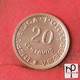 SAINT THOMAS E PRINCIPE 20 CENTAVOS 1971 -    KM# 16,2 - (Nº42938) - Sao Tome And Principe