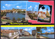 Germany Boeblingen 1974 / Böblingen / Württ. / Multi View, Lake, Church, Square, Car VW Beetle, Rowing Boats - Böblingen