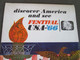 DISCOVER AMERICA AND SEE, FESTIVAL USA 1966, PAN AMERICAN, TIME TABLE AND FLIGHT MAP IN CITIES - Horarios