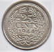 @Y@    Nederland  25 Cent   Wilhelmina 1944        (5228) - 2.5 Centavos