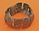 Delcampe - Créateur / Gravé  Alain D 'IF Paris  Bracelet Cuivré Fermoir Aimant - Bracelets