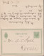 1912. DANMARK. BREVKORT Med Svar 5 ØRE Frederik VIII Cancelled KORSØR 25.4.12. Reply ... () - JF420206 - Lettres & Documents