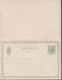 1912. DANMARK. BREVKORT Med Svar 5 ØRE Frederik VIII.  () - JF420208 - Covers & Documents