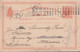 1907. DANMARK. BREVKORT 10 ØRE Frederik VIII To America From AARHUS 13.12.07. Very Li... () - JF420217 - Lettres & Documents