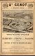 PUB 1891 - Ferrures & Freins Wagons A Genot à Nouzon; Crémone Fontes Sur Modèle L. Tillet Vrigne Aux Bois 08 Ardennes - Advertising