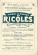 Chromos .n° 23531 . Ricqlès . Guillaume . Dix Gouttes D Alcool ...preserve Des Epidemies . - Other & Unclassified