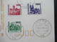 DDR Mehrbild AK Messestadt Leipzig Mit Freimarken Bauwerke Und Denkmäler Mit Tagesstempel Vom Ersttag 2.7.1990 - Covers & Documents