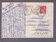 ⌧ Entier Postal 2f40 Iris  ʘ Briançon 25.03.1945 -> Lausanne > Rossières - WW II