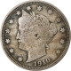 Monnaie, États-Unis, Liberty Nickel, 5 Cents, 1910, U.S. Mint, Philadelphie - 1883-1913: Liberty (Libertà)