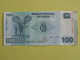 Billet De 100 Francs 2007 Banque Centrale Du Congo. - Sin Clasificación