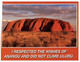 (QQ 34) Australia - NT - Uluru (aka Ayers Rock) No Climbing Respect To Anangu - Native Peoples Group Central Australia - Aborigenes