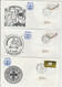 ALLEMAGNE  RFA   -MILITARIA   LOTDE 8 LETTRES COMMEMORATIVES - MARINE - Militares