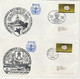 ALLEMAGNE  RFA   -MILITARIA   LOTDE 8 LETTRES COMMEMORATIVES - MARINE - Militares