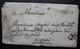 De Grenoble 1724, Marque 39 X 4 Sur Lettre Pour Paris, Reste De Sceau à L'arrière - 1701-1800: Précurseurs XVIII