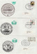 ALLEMAGNE  RFA   -MILITARIA   LOT DE 8 LETTRES COMMEMORATIVES -BUNDESWEHR - Militares