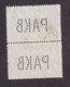 Bosnia And Herzegovina - Landscape Stamp 5 Hellera In Vertical Pair, Perforation PAKB (Privilegirte Agrar Klommerzial Ba - Bosnien-Herzegowina