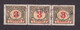 Bosnia And Herzegovina - Porto 3 Hellera, Triple With Hand Overprint FRANCO - Bosnien-Herzegowina